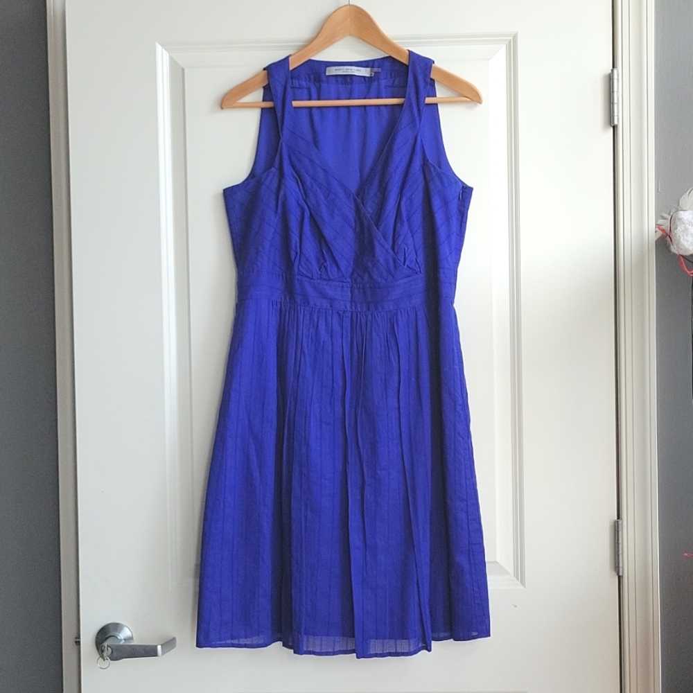 Marc New York bright blue midi dress